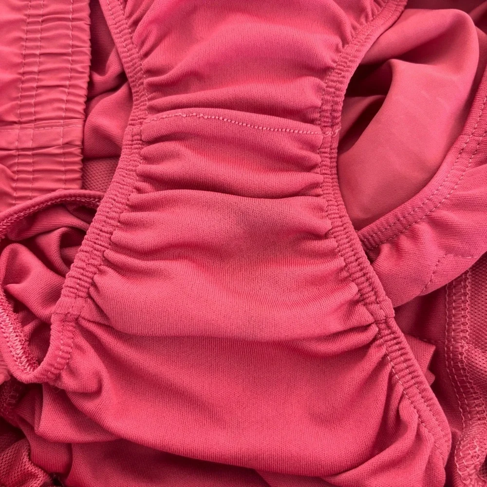 Nike Dri-Fit Tempo Running Pink Athletic Lined Drawstring 3